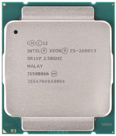 intel Xeon E5-2680V3 2,5 GHZ 30 MB L3-cache 12-core processor SR1XP