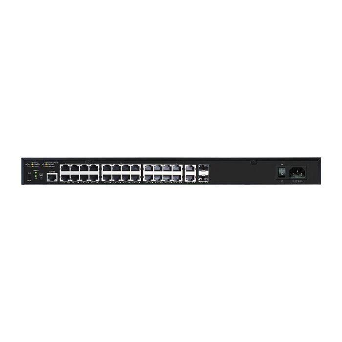 Luxul Wireless AMS-2624P-E commutateur réseau Géré L3 Gigabit Ethernet (10/100/1000) Alimentation via Ethernet (PoE) Noir