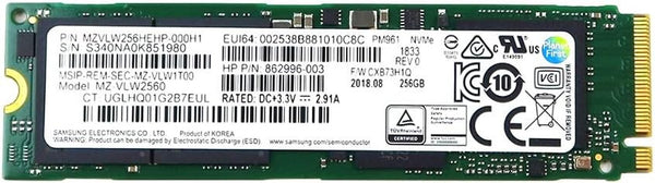 SAMSUNG PM961 256 GB SSD MZVLW256HEHP-000H1