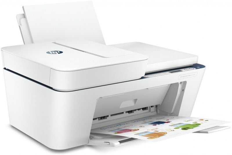 Imprimante tout-en-un HP DeskJet HP 4130e, couleur, imprimante pour la maison, impression, copie, numérisation, télécopie via mobile, HP+ ; Convient pour HP Instant Ink ; Numériser vers PDF