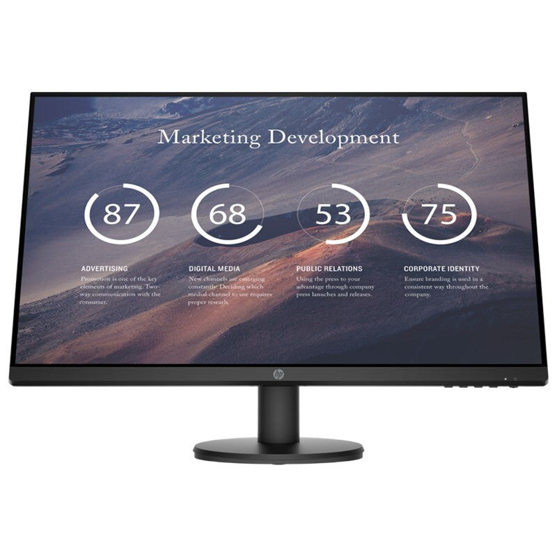 HP P27v G4 écran d'ordinateur 68,6 cm (27") 1920 x 1080 pixels Full HD LCD Noir