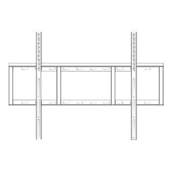 SMART Technologies WM-SBID-200 flat panel bureau steun Muur Zwart