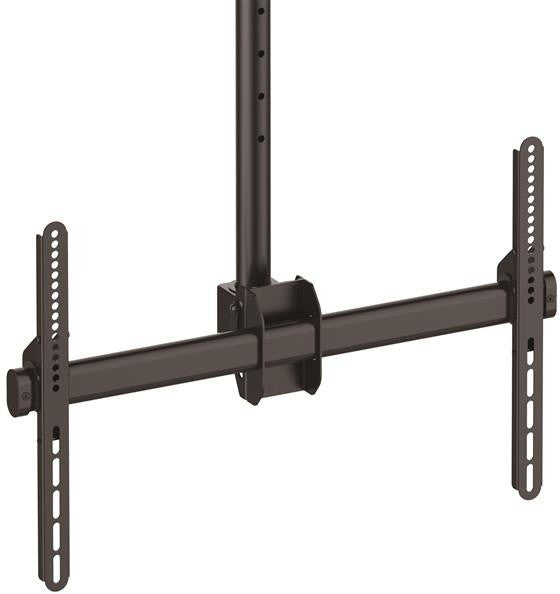 StarTech.com TV Plafondbeugel, Full-Motion Universele Ophangbeugel, VESA Beugel voor Single 32”-75" TVs / Displays, Kantelen/Zwenken, In hoogte verstelbare telescopische paal