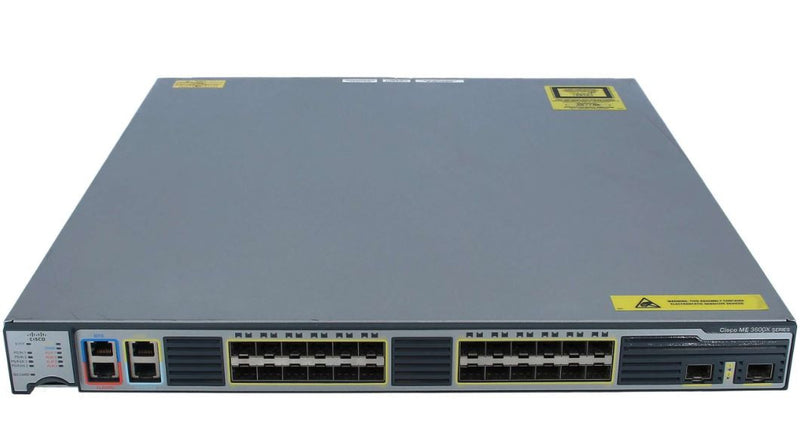 CISCO Ethernet Access Switch 24 ge SFP+ 2 10GE SFP+ 2X PSU ME-3600X-24FS-M