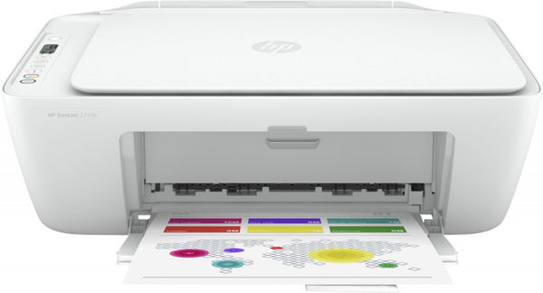 HP DeskJet HP 2710e All-in-One printer, Kleur, Printer voor Home, Printen, kopiëren, scannen, Draadloos; HP+; Geschikt voor HP Instant Ink; Printen vanaf een telefoon of tablet