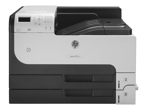 HP LaserJet Enterprise 700 printer M712dn, Zwart-wit, Printer voor Bedrijf, Print, Printen via de USB-poort aan voorzijde; Dubbelzijdig printen