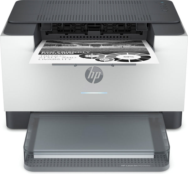 HP LaserJet M209dw printer, Zwart-wit, Printer voor Thuis en thuiskantoor, Print, Dubbelzijdig printen; Compact formaat; Energiezuinig; Dual-band Wi-Fi