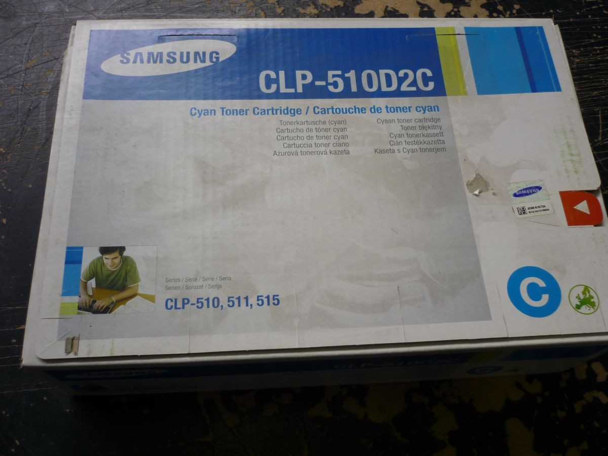 Samsung blue toner cartridge for CLP-510