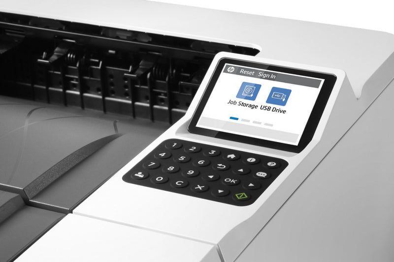 HP LaserJet Enterprise M406dn, Zwart-wit, Printer voor Bedrijf, Print, Compact formaat; Optimale beveiliging; Dubbelzijdig printen; Energiezuinig; Printen via USB-poort aan voorzijde