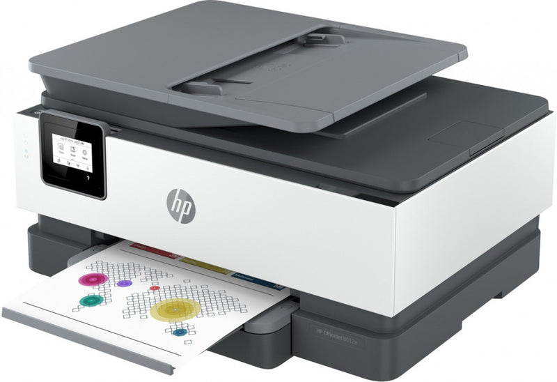 HP OfficeJet HP 8012e All-in-One-printer, Kleur, Printer voor Home, Printen, kopiëren, scannen, HP+; Geschikt voor HP Instant Ink; Automatische documentinvoer; Dubbelzijdig afdrukken