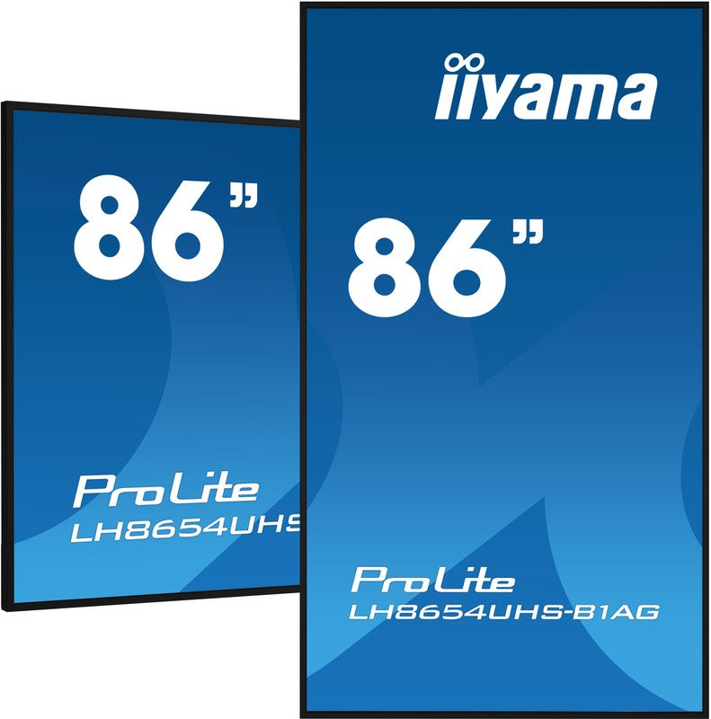 iiyama ProLite To Be Updated écran d'ordinateur 2,17 m (85.6") 3840 x 2160 pixels 4K Ultra HD LED Noir