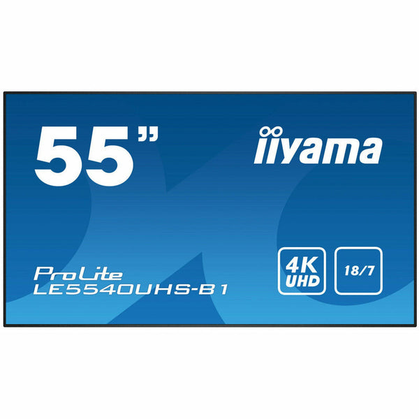 iiyama LE5540UHS-B1 écran journal 138,7 cm (54.6") LED 350 cd/m² 4K Ultra HD Noir Android 18/7 