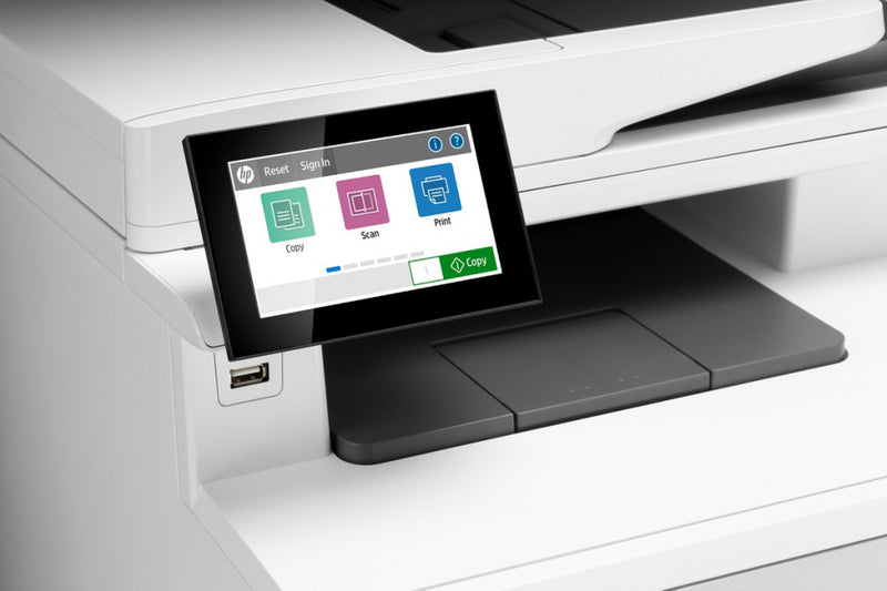 HP Color LaserJet Enterprise MFP M480f, Kleur, Printer voor Bedrijf, Printen, kopiëren, scannen, faxen, Compact formaat; Optimale beveiliging; Dubbelzijdig printen; Automatische documentinvoer voor 50 vellen; Energiezuinig