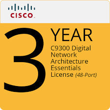 Licence CISCO C9300 dna essentials 48 ports pour 3 ans C9300-DNA-E-48-3Y 