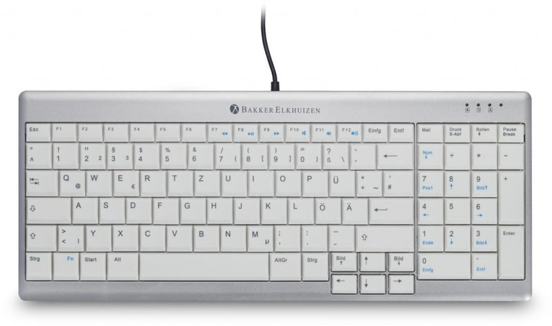 BakkerElkhuizen UltraBoard 960 standaard compacte sleutel QWERTZ Zwitsers BNEU960SCCH