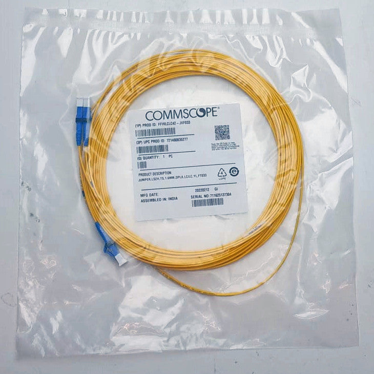 COMMSCOPE Singlemode lc/upc naar lc/upc glasvezelpatch 1,6 mm FFWLCLC42-JXF033